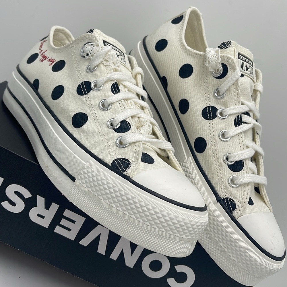 Converse WMNS Polka Dot Platform Sneakers A10689C CTAS LIFT OX
EGRET/BLACK/DAYS - Picture 6 of 16